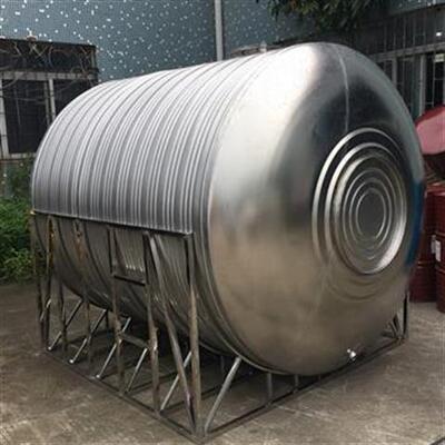 定制304不锈钢水桶带盖水塔储水罐家用水箱2吨家用大桶户外纯净水