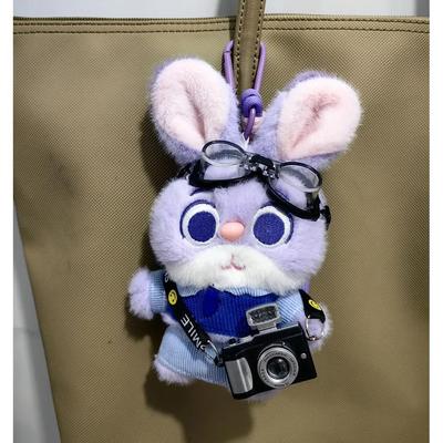 闪光相机疯狂动物城飞行员狐狸尼克包包挂件钥匙扣毛绒玩偶礼物