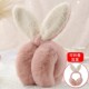 秋冬可爱兔耳朵毛绒保暖耳罩 可折叠