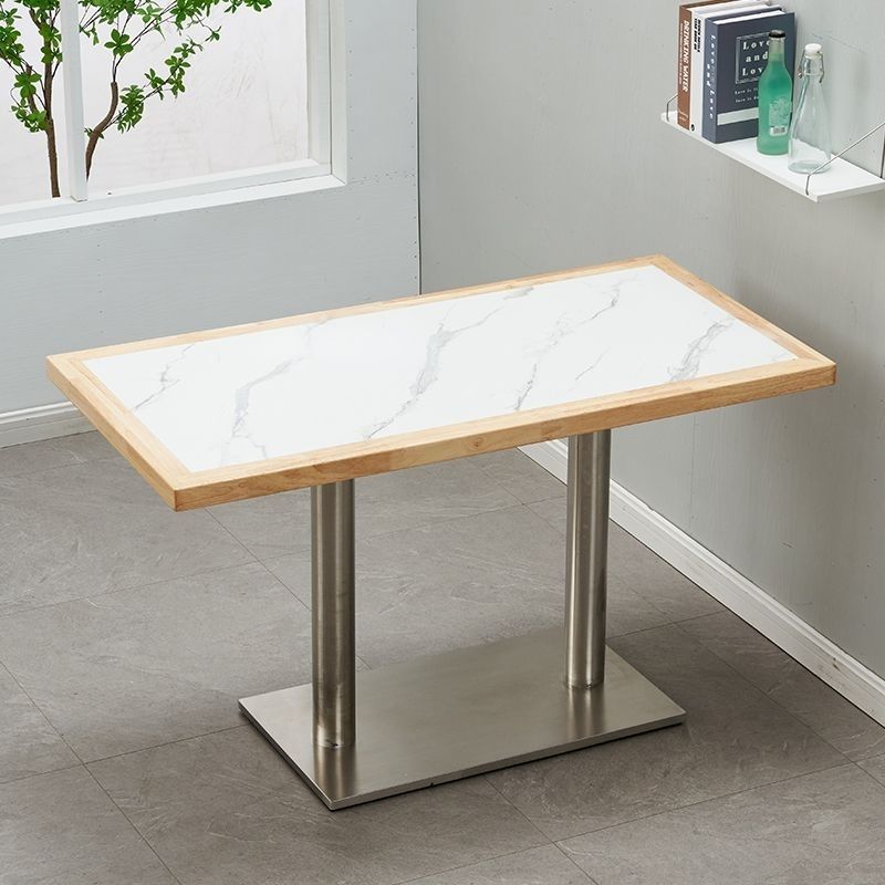 包邮定制快餐桌椅饭面馆桌子桌小吃店商用形长方形组合商用餐饮店