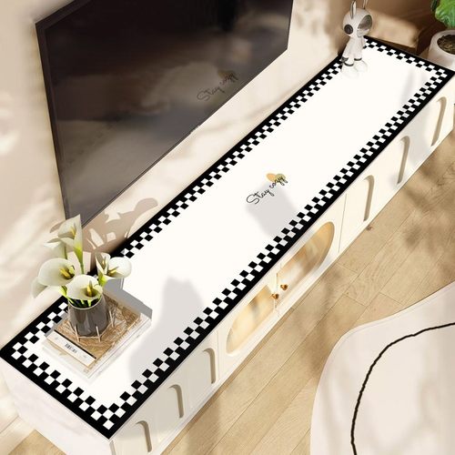 防水桌布电视柜桌面垫台面垫子茶几防烫餐边柜入户鞋柜长方形桌垫