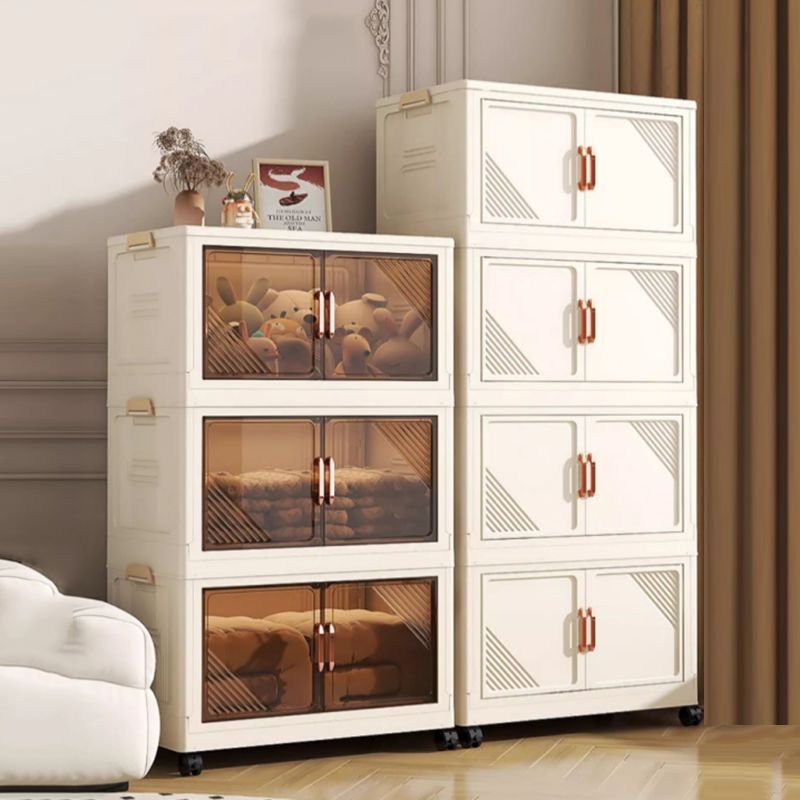 免安装收纳柜储物柜折叠收纳箱家用客厅玩具零食置物架衣服整理箱