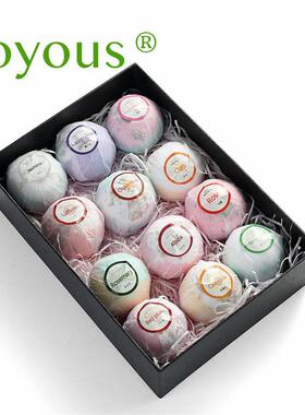 joyous花瓣系列套装礼盒 速卖bath bomb沐浴泡澡球气泡弹爆炸爆款