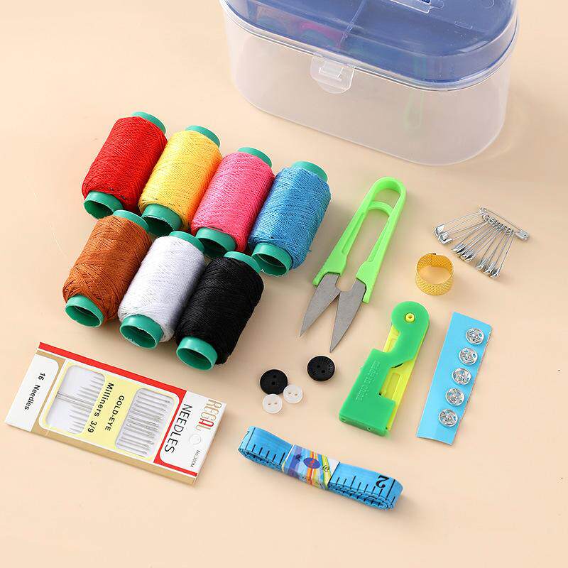10件套多功能缝补针线盒 便携式针线套装工具针线包十字绣24爆款