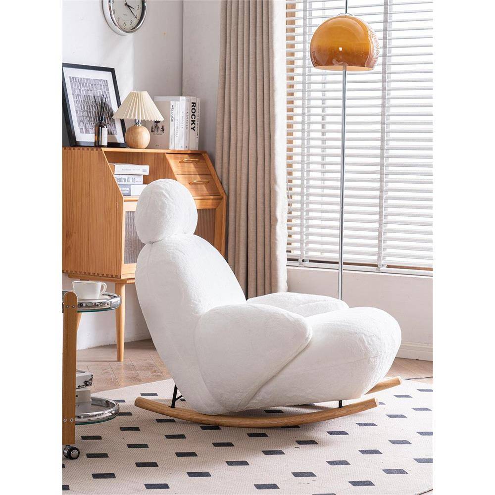 大白摇摇椅意式极简lc4躺椅客厅卧室懒人沙发贵妃躺椅单人沙发