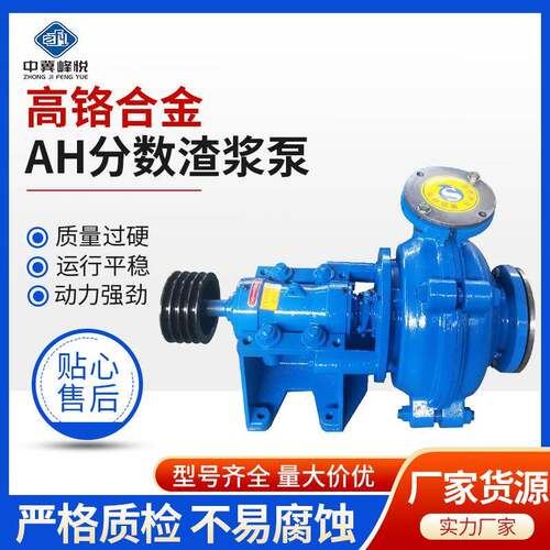 AH/HH分数渣浆泵矿用渣浆泵卧式砂砾泵大颗粒泥浆泵卧式抽沙泵