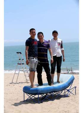 易乐普68101单人可调节休闲床折叠午休床充气床户外床