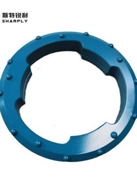 潜孔钻机大型工程建筑基坑施工防塌孔610mm合金环跟管扩孔钻头