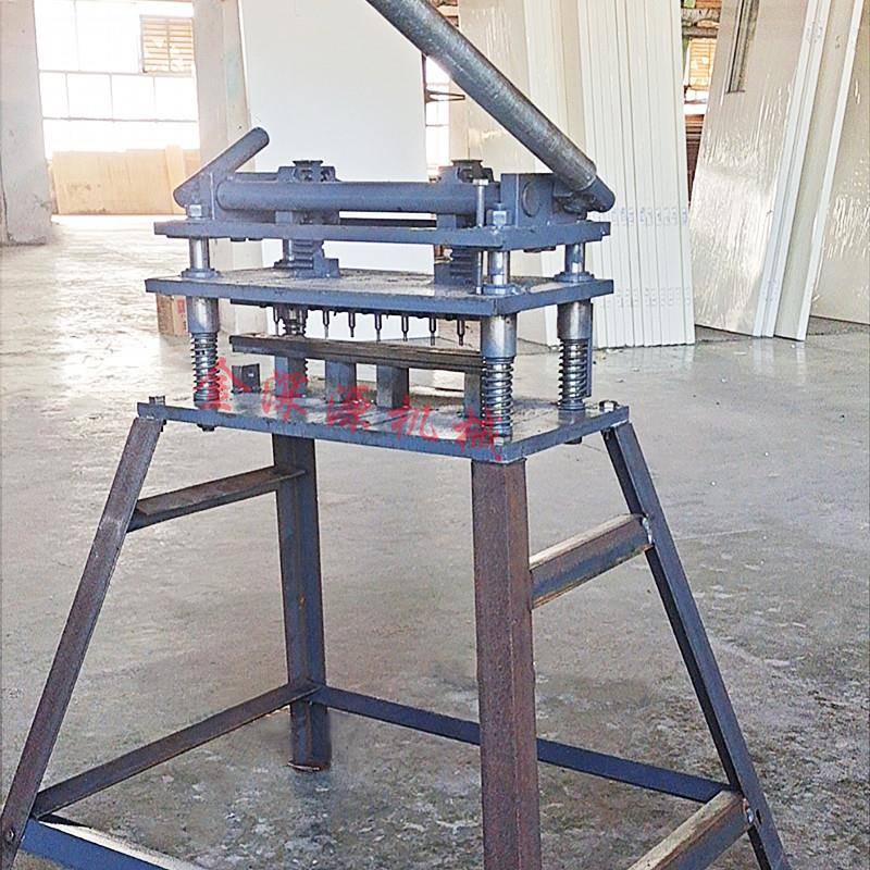 玻璃压条三角圆弧压线活动角码安装孔手动气电动液压冲孔模具机床