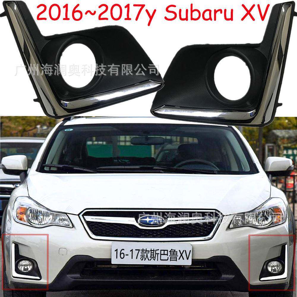 适用于斯巴鲁XV雾灯框前照灯大灯日行灯2016~2017款