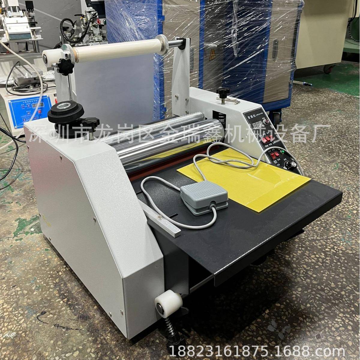 小型台式自动覆膜机贴膜机过塑过胶机加温覆膜机