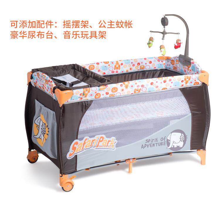 便携式母婴用品游戏床现货外贸婴儿床多功能可折叠婴儿床
