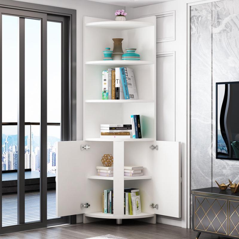 欧式角柜客厅三角置物架多功能转角墙角柜储物柜拐角边角柜置物架