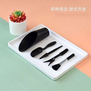 黑色多肉组合家用小铲子镊子三件套日系专业种植全套 园艺工具套装