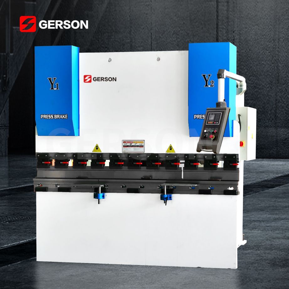 标配E21系统小型液压数控折弯机40吨2.5米可折弯2mm钢板高效