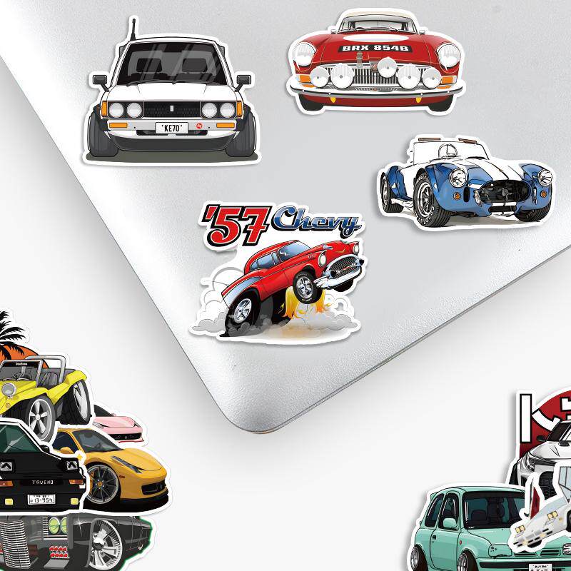 亚特兰山地越野车城市SUV贴纸高颜值炫酷diy手机壳手账装饰小贴