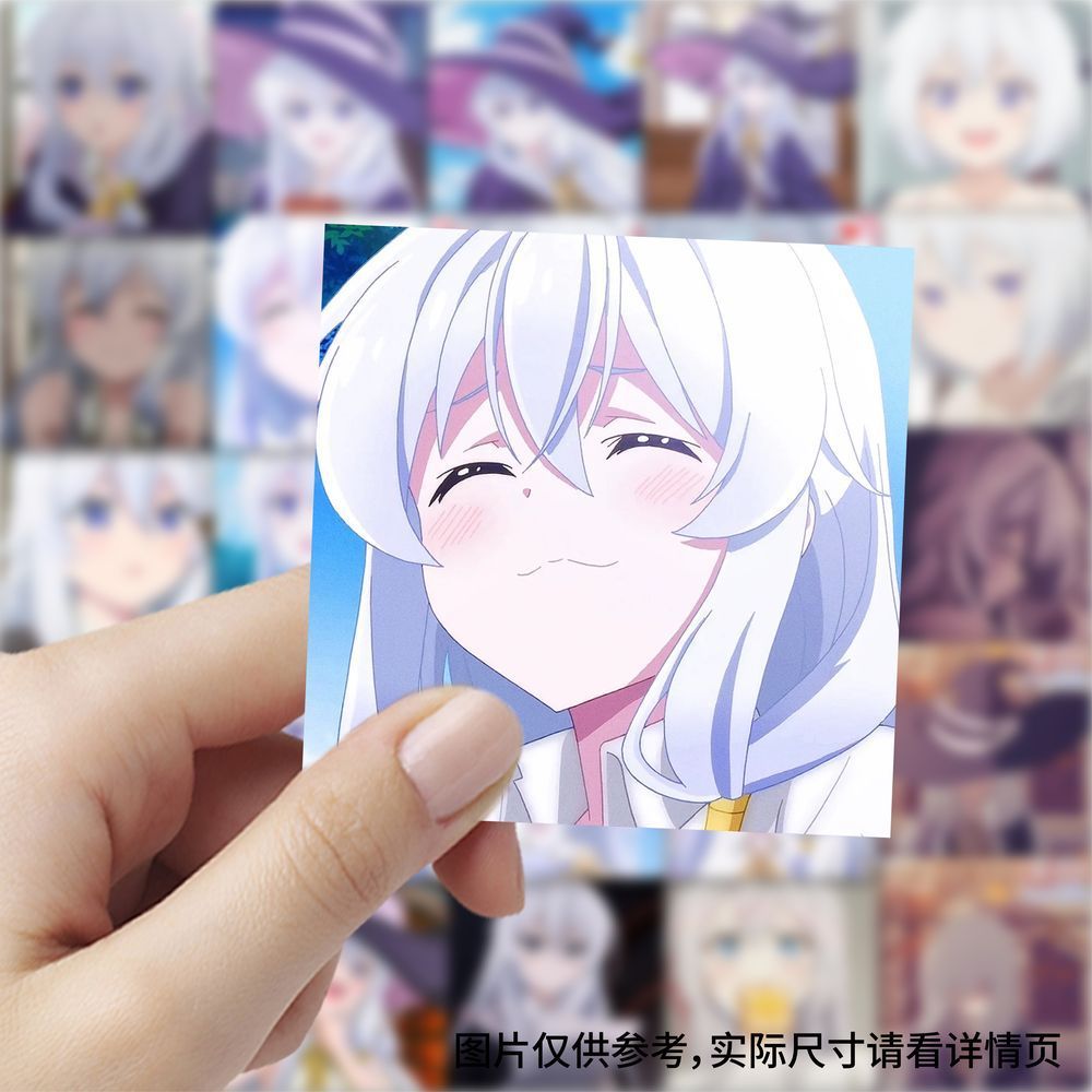 177张魔女之旅伊蕾娜贴纸动漫头像二次元少女手账diy防水装饰贴画