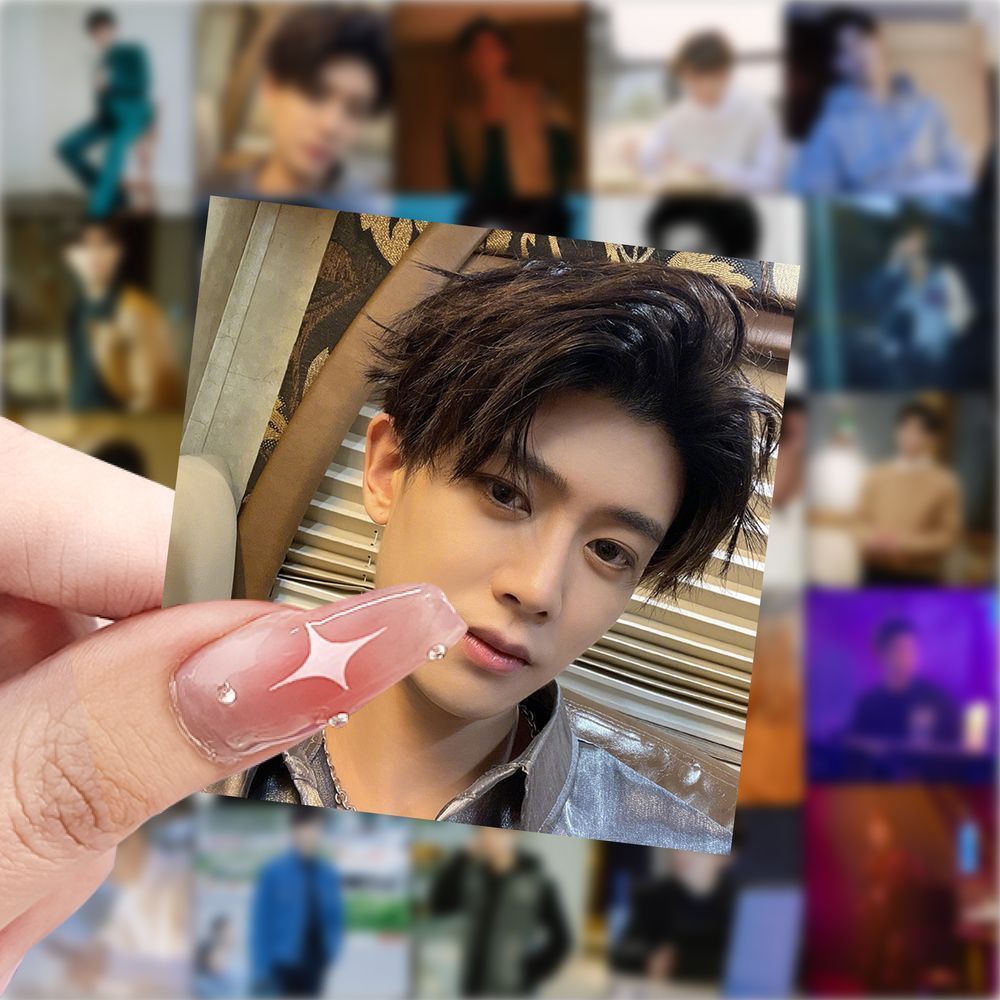 118贴任嘉伦神图高清明星周边贴纸高颜值帅气青春diy手账防水贴画