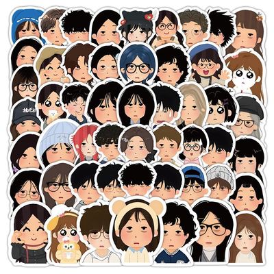 309张irasutoya日本小人贴纸ins二次元动漫周边卡通diy手机壳贴画