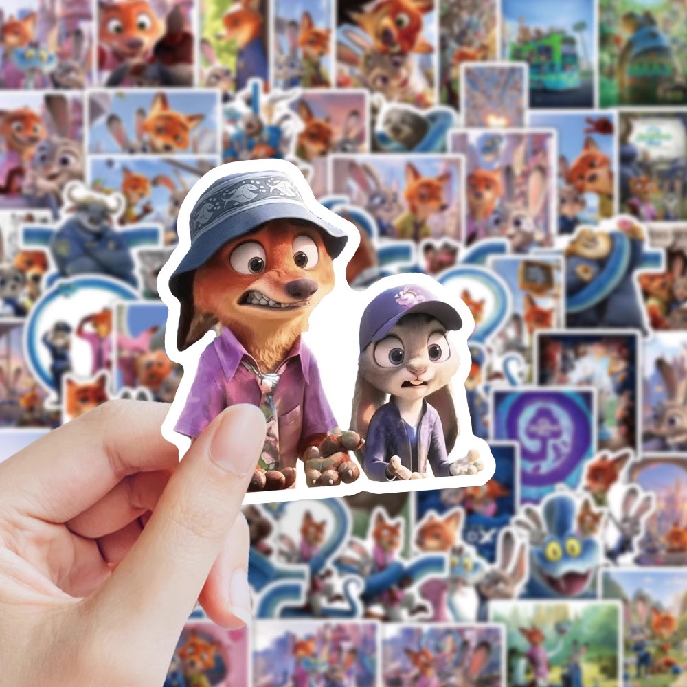 疯狂动物城2贴纸动漫人物周边