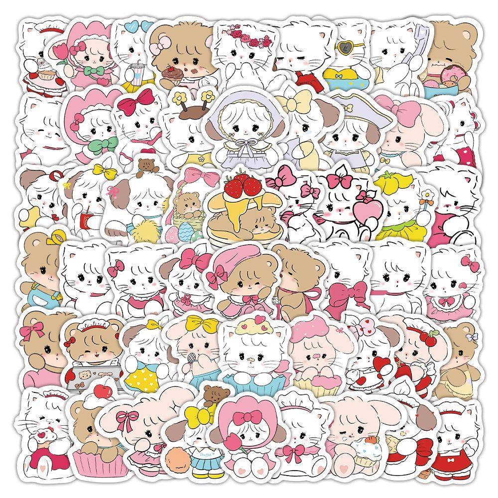 309新款小猫MIKKO贴纸三丽鸥卡通可爱韩系ins少女风爆款手账防水