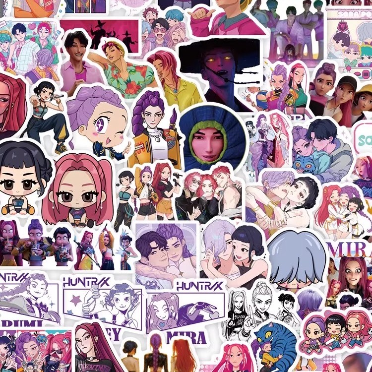 150张kpop猎魔女团贴纸合集