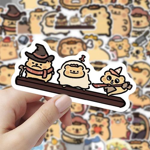 181张小熊虫可爱贴纸卡通趣味表情周边桌面手机手账装饰贴画防水