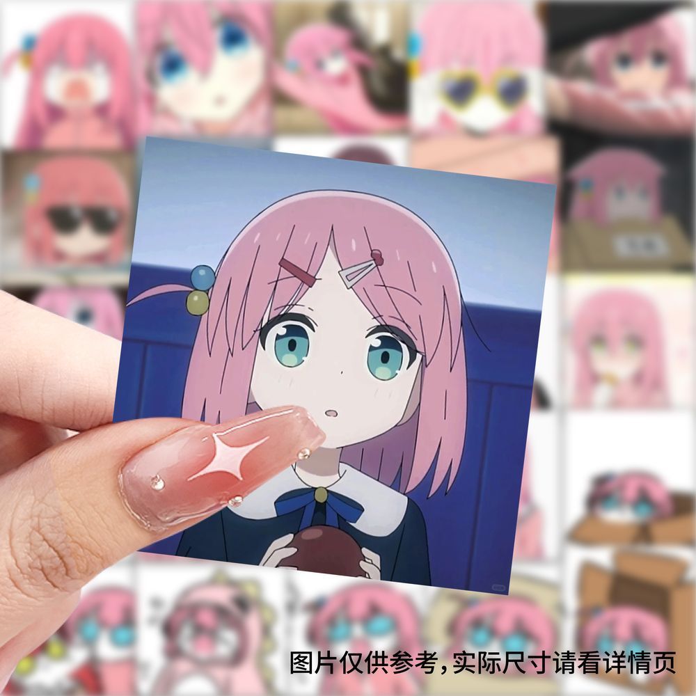 波奇酱表情包头像贴纸卡通动漫可爱二次元治愈贴画diy笔记本装饰