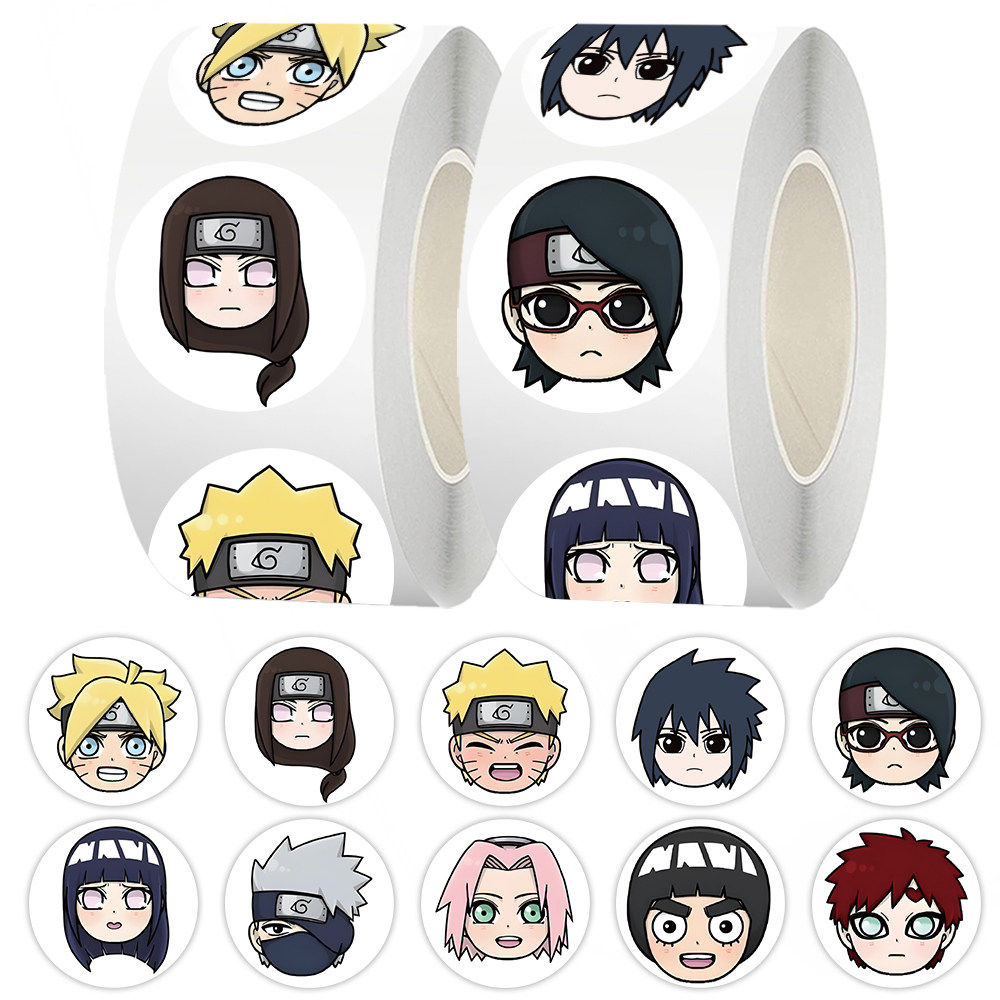 1000贴火影忍者卷卷贴Q版鸣人博人卡卡西雏田装饰手机壳防水贴画