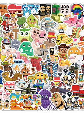 288张偷走脑红Steal a Brainrot贴纸Roblox游戏周边diy装饰手账贴