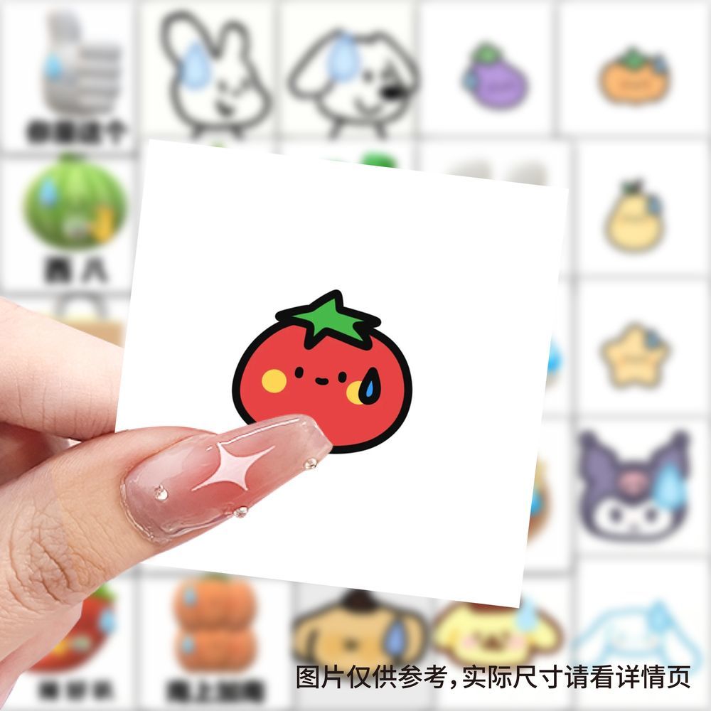 卡通无语表情包头像贴纸可爱动漫风个性手账周边素材贴图diy装饰