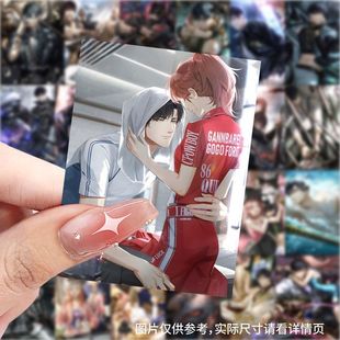 光与夜之恋萧逸卡面贴纸动漫风帅气壁纸贴画diy笔记本电脑装饰图