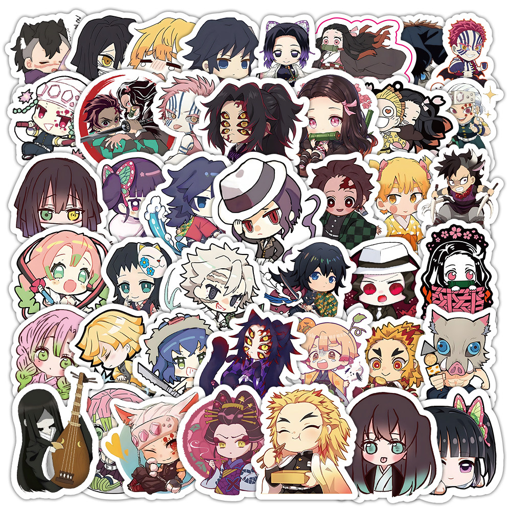 鬼灭之刃贴纸二次元动漫Q版人物