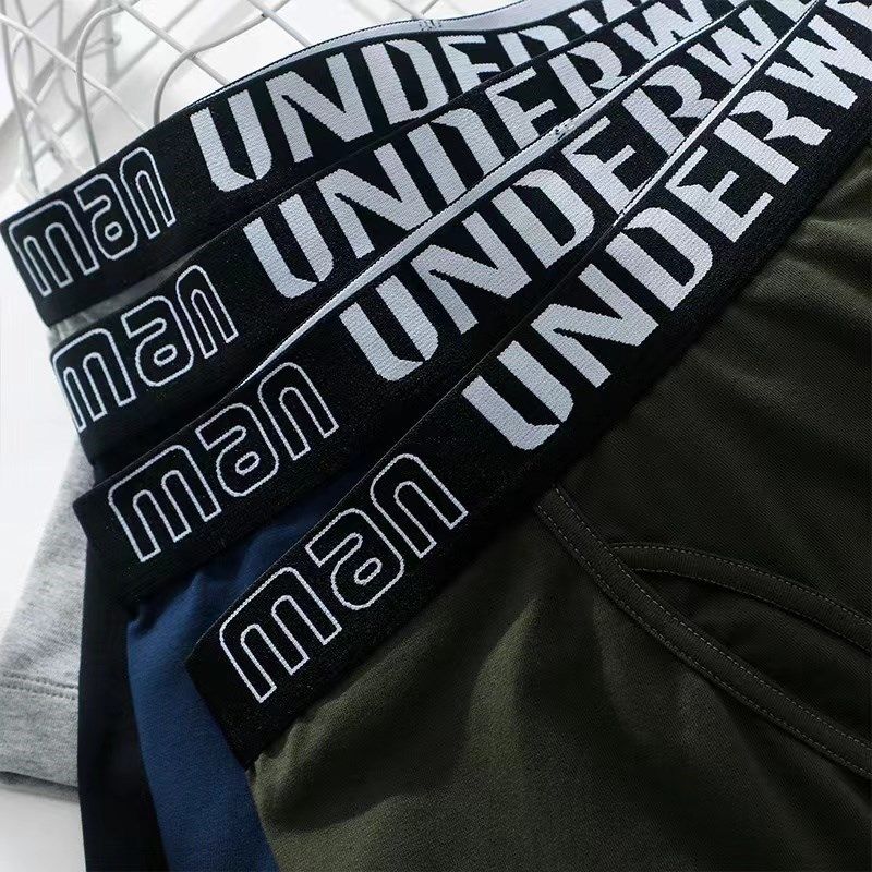 男士内裤纯棉质平角裆青年透气亲肤不掉色抗菌四角平档制式内裤,女士内衣/男士内衣/家居服,男平角内裤,淘宝优惠券,粉丝福利购,淘宝优惠卷