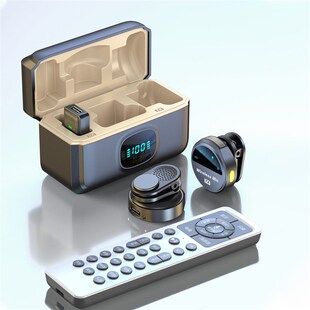 手机直播无线领夹式麦克风纽扣夹领收音麦器专用一拖二录口播降噪