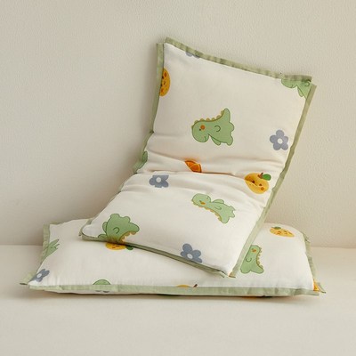 纯棉儿童棉花枕可拆洗小枕头幼儿园枕芯A类母婴宝宝枕头3-6岁枕套