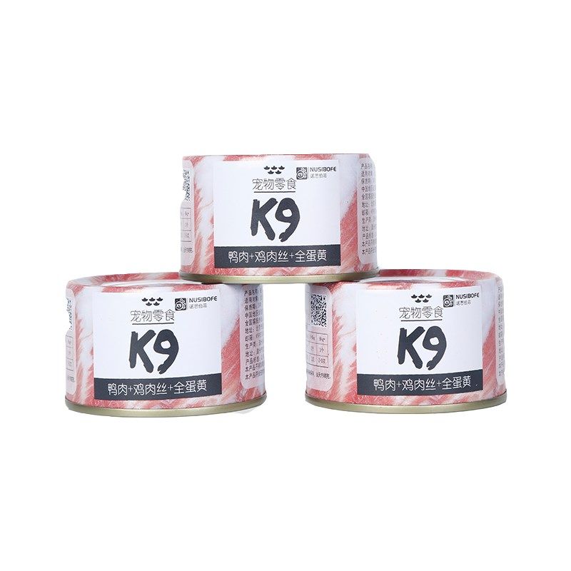 K9狗罐头诺思伯菲鲜享蛋黄湿粮拌主食营养小型幼犬零食六罐装100g,宠物/宠物食品及用品,狗零食罐,淘宝优惠券,粉丝福利购,淘宝优惠卷