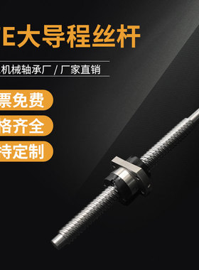 SFE大导程滚珠丝杠丝杆 螺母2020/2040/1616/3232/4040大螺距C7级