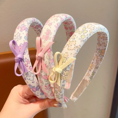 儿童发箍女童不勒头防滑女款压发2025新款小学生布艺海绵头箍发卡