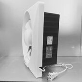 厨房油烟 静音百叶 换气扇 排风扇 包邮 10寸开孔270m 通风扇 窗台