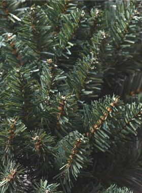 出口圣诞绿色PVC圆头花环70和90公分装饰花环圣诞场景酒店布置圈