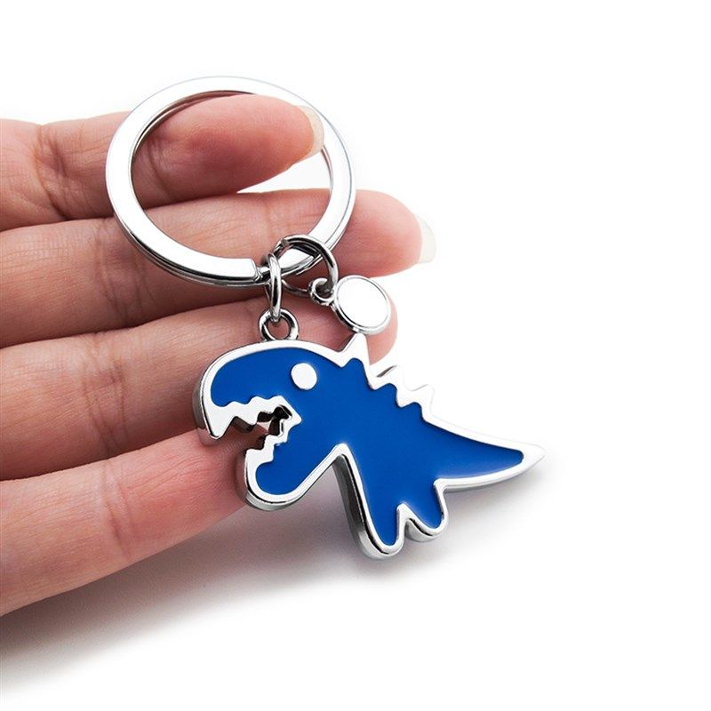 网红卡通小恐龙丑呆萌个性金属创意情侣男女汽车钥匙扣包挂件链圈,节庆用品/礼品,钥匙扣,淘宝优惠券,粉丝福利购,淘宝优惠卷