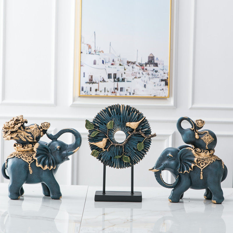 大象摆件招财镇宅酒柜装饰品新家客厅玄关电视柜创意摆设家居饰品,家居饰品,装饰摆件,淘宝优惠券,粉丝福利购,淘宝优惠卷