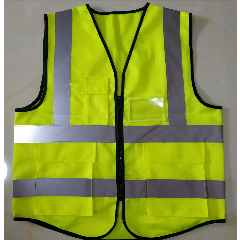汽车审车中国建筑施工园林绿化网状透气反光背心马甲安全防护衣服