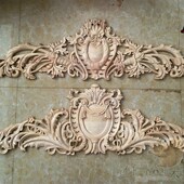 饰木雕贴花 120 欧式 未油漆 110 实木雕花长花片 东阳木雕背景墙装