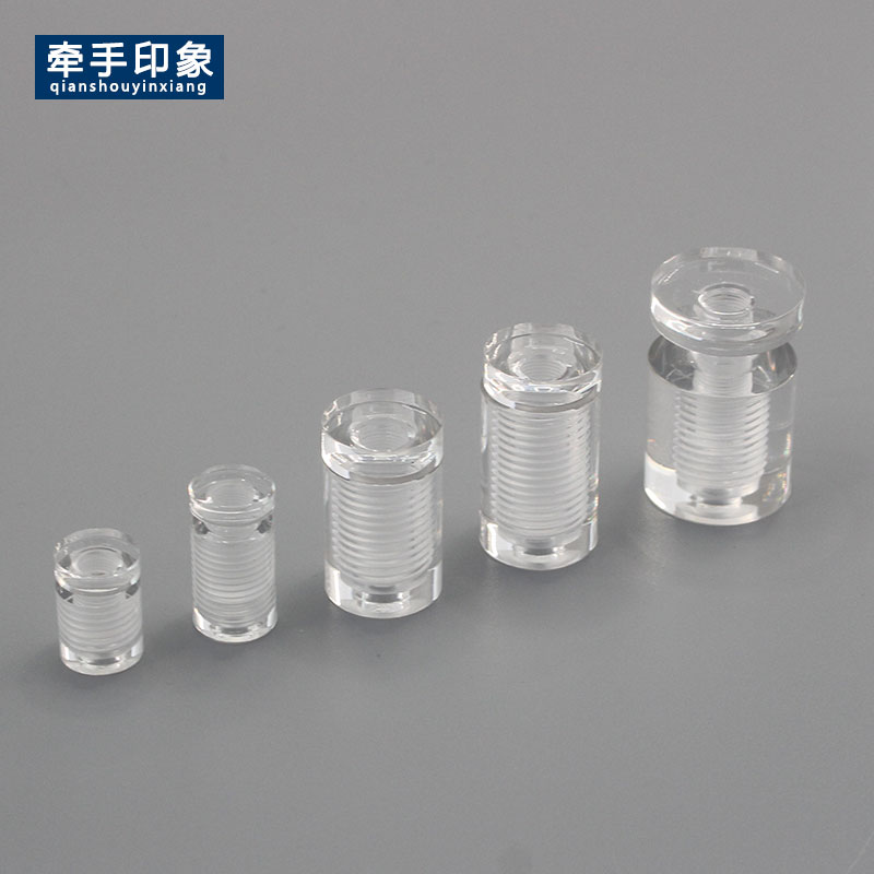 水晶透明广告钉亚克力隐形固定螺丝帽装饰盖镜钉支撑展示帽盖遮丑