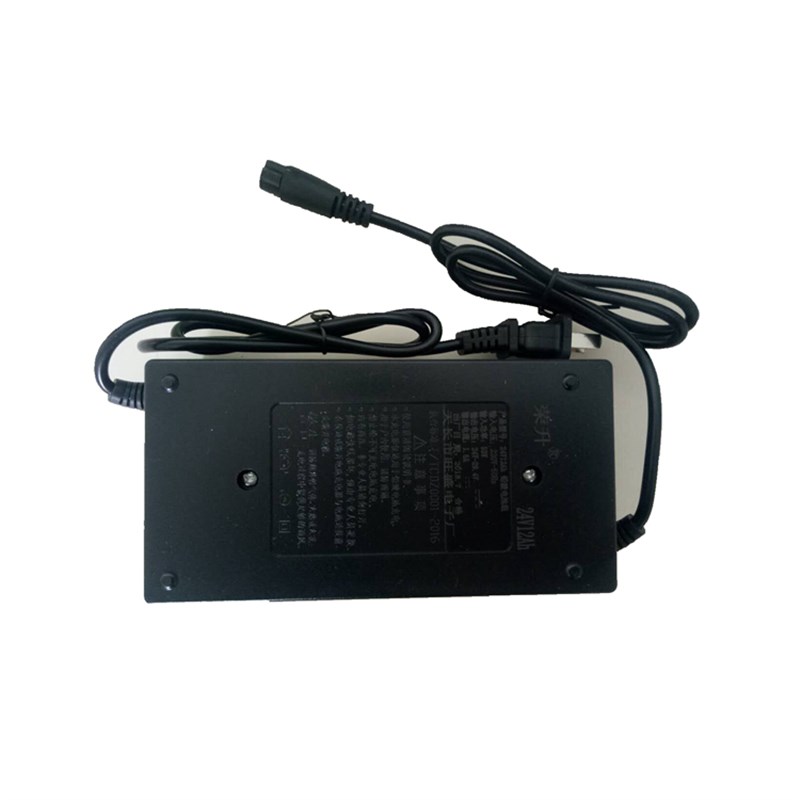 小海豚迷你电动车充电器24V滑板车充电器航空头