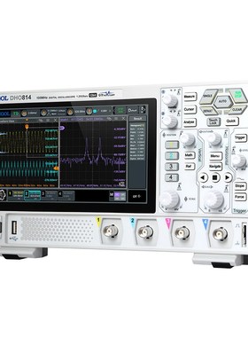 普源DHO802/804/812/814便携数字示波器 2/4通道高分辨率12bit