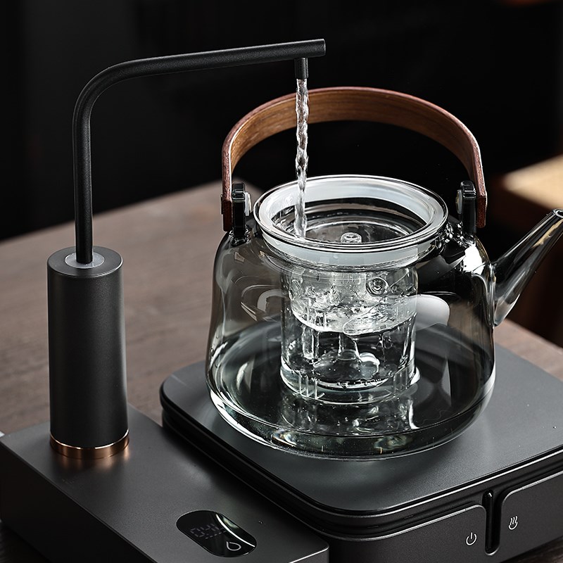 德茗堂电动抽水器充电式桌面上水器家用桶装水吸水器可升降取水器