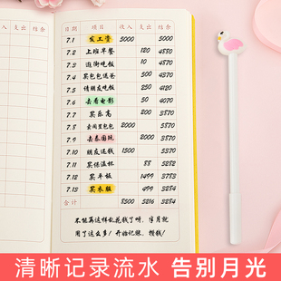 晴耕雨读 记账本手帐明细账家庭理财记账笔记本韩国可爱家用商用
